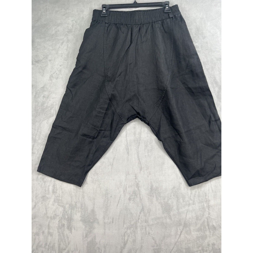 Free People Nicholas K Linen Short Black Pants Size Small - Picture 3 of 10